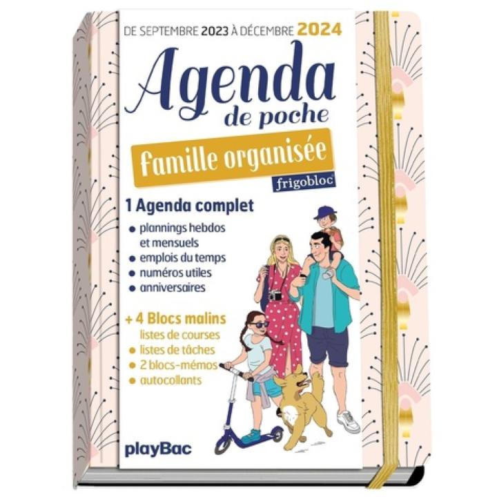 Calendrier mensuel famille organisée (édition 2024) - Livres de