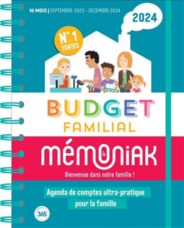 Memoniak Agenda 2023 2024 Budget Familial ET22059 365 PARIS